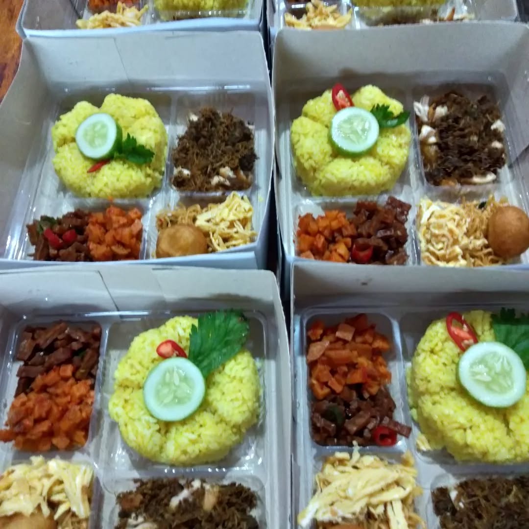 Nasi Kuning Box Ayam